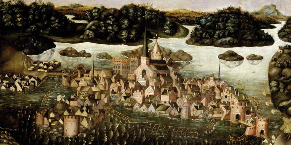 Tavla av Stockholm 1535.